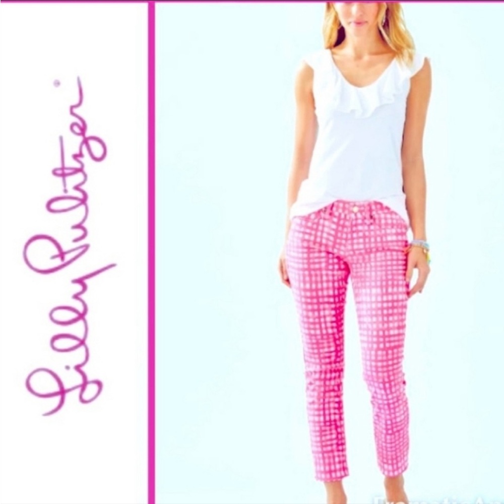 Lilly Pulitizer South Ocean Jean Size 4